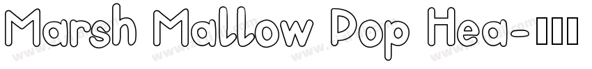 Marsh Mallow Pop Hea字体转换